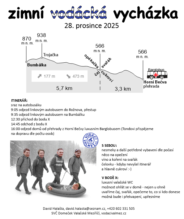 zimní vycházka 2025