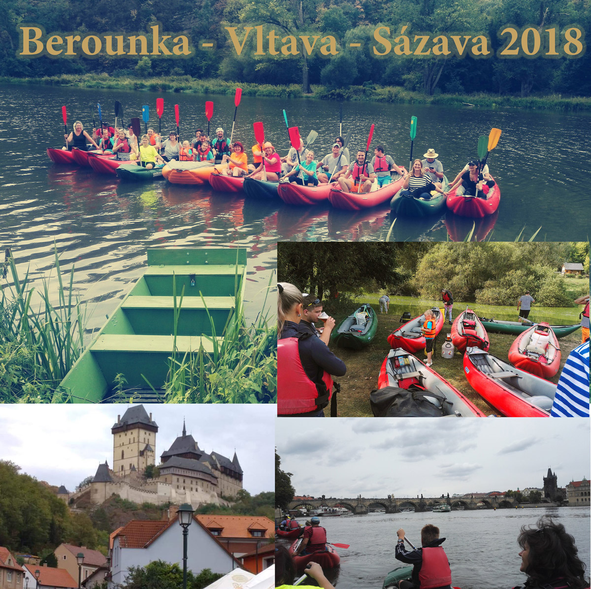 Berounka, Vltava, Szava 2018 Valmez