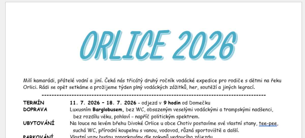 Orlice 2026